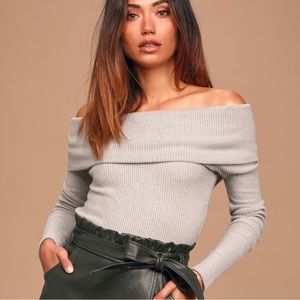 Free People Off Shoulder Sweater